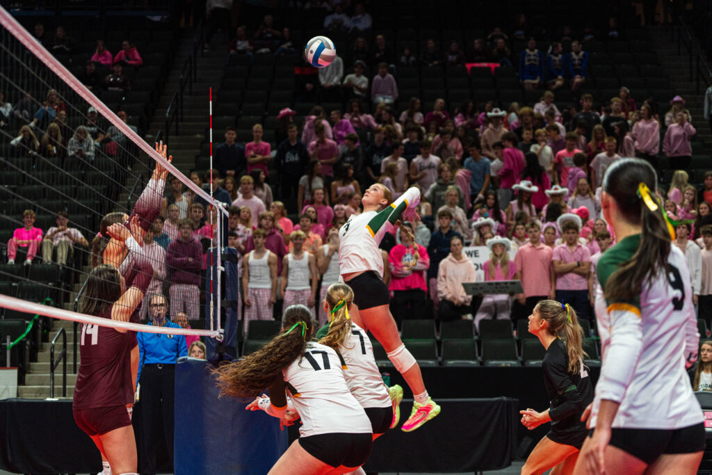 NLA Girls Varsity Volleyball Team compete in the 2025-2026 State Tournament