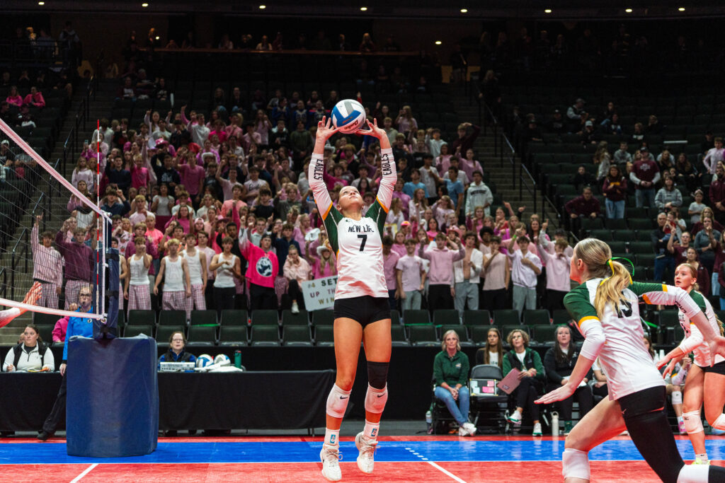 NLA Girls Varsity Volleyball Team competein the 2025-2026 State Tournament
